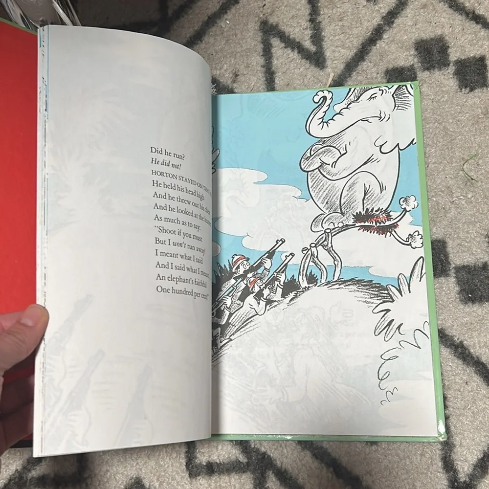 Dr. Seuss Horton Hatches The Egg Collector's Large Hardcover book